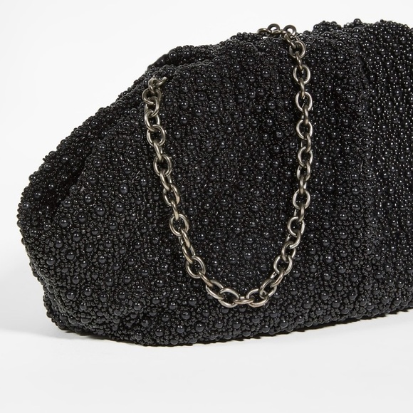 Santi Oversized Black Clutch-Be Fancy & Classic - Picture 4 of 10